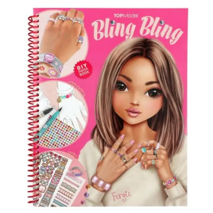 Top Model Crea tu Libro para Colorear BLING BLING Joyas Depesche 13740