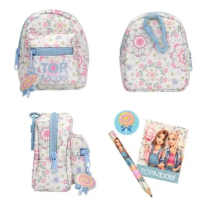Top Model Mini Mochila Azul con Flores Depesche 14129