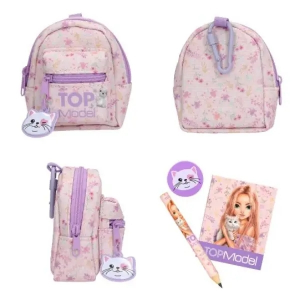 Top Model Mini Mochila Lila Flores Depesche 14129