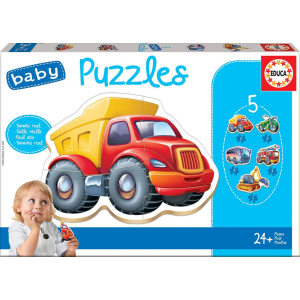 Puzzle vehiculos baby puzzles educa
